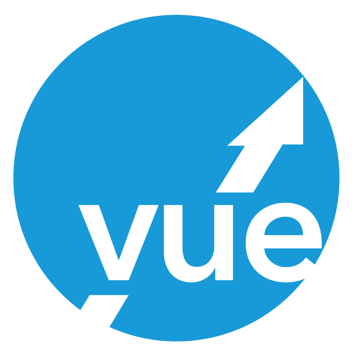 Vue™ Logo - (Blue)